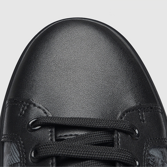 Obsidian Leather Sneakers