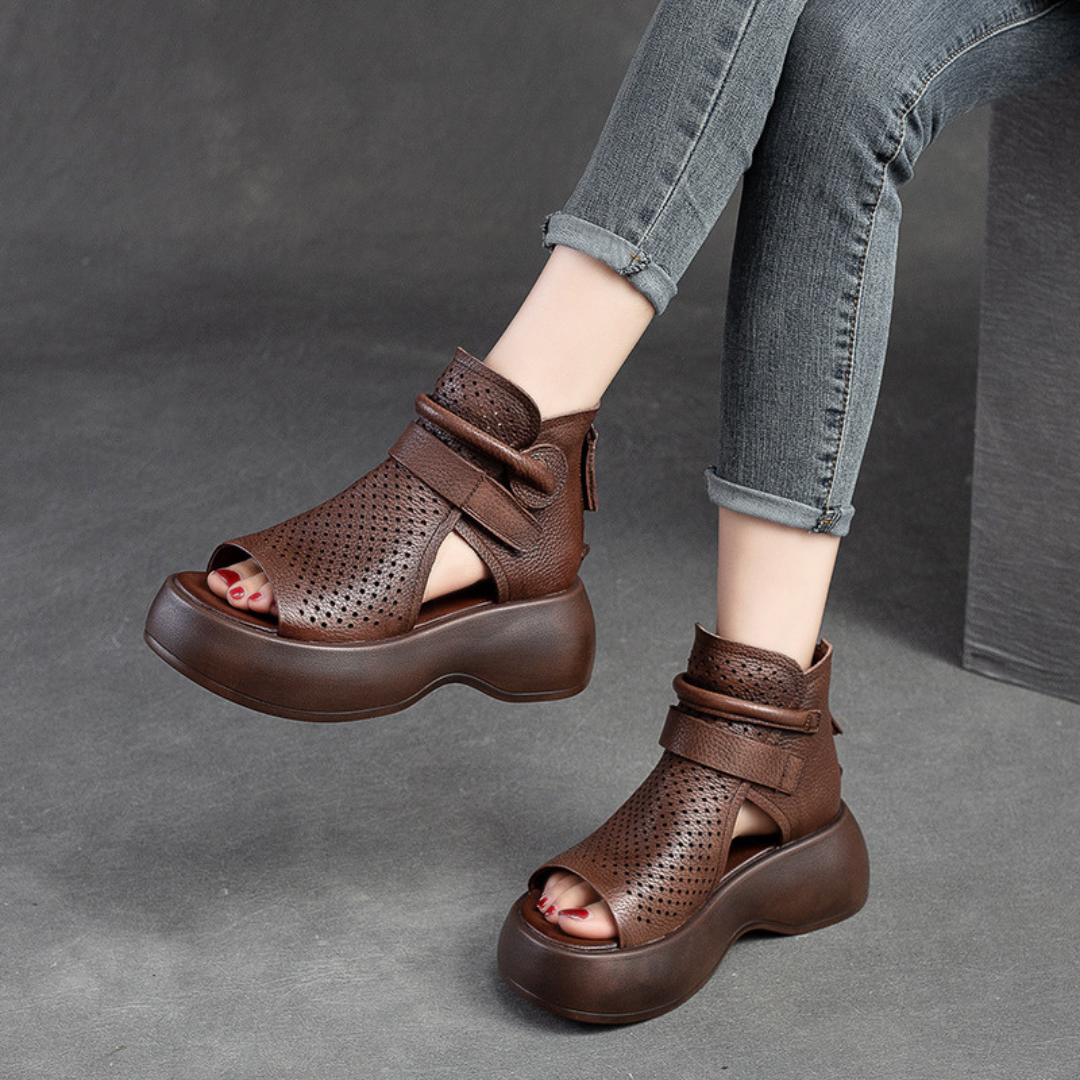 Federica Timeless Leather Orthopedic Sandals