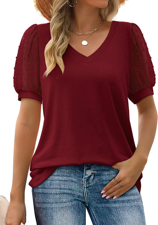 Lara | V-Hals Elegante Top