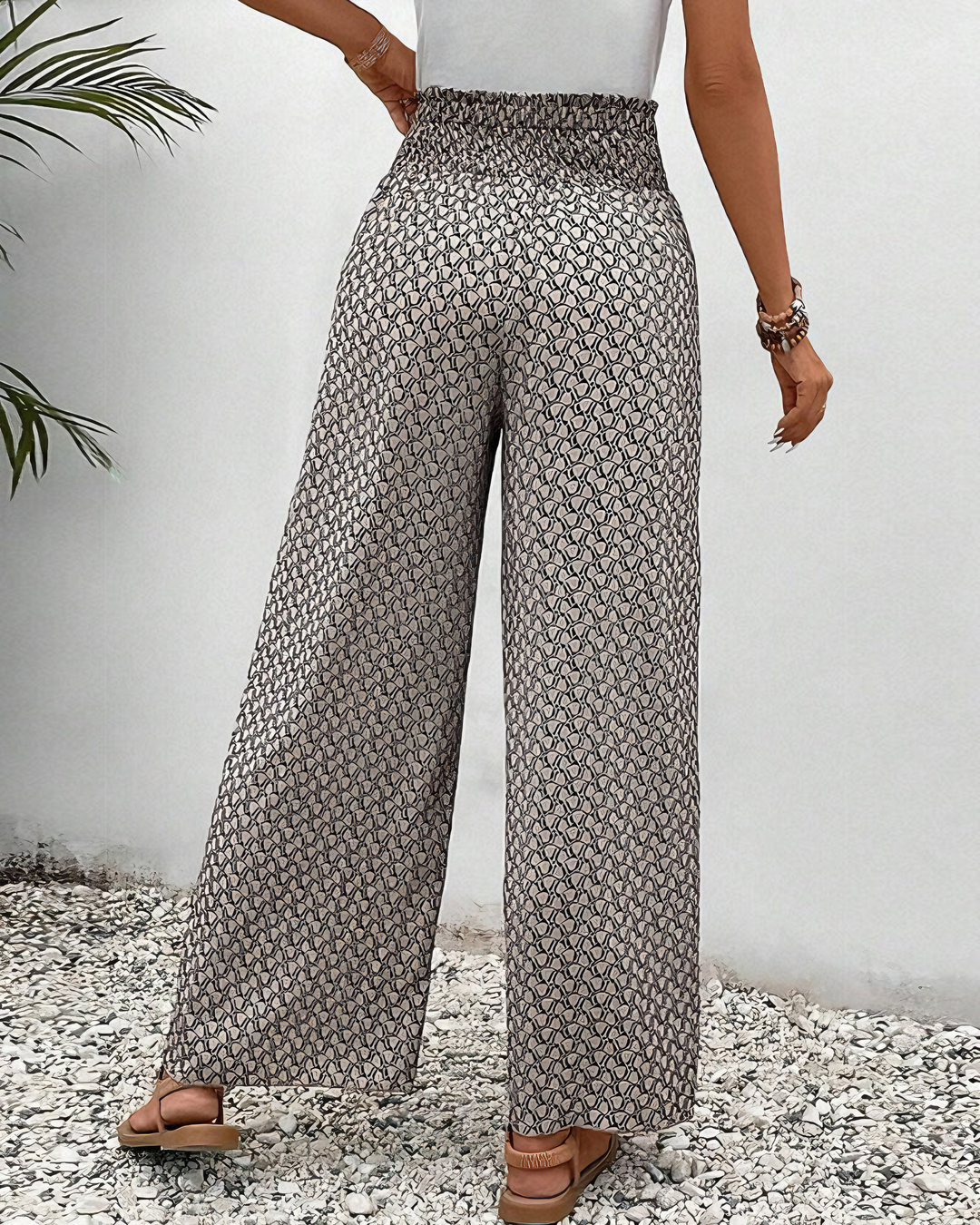 Noor | Relaxed Wide-Leg Broek