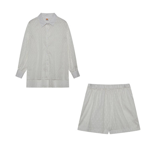 Maud | Chic Shirt & Shorts Set